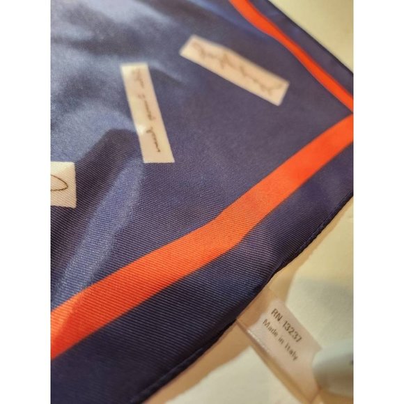 Vintage USA Presidents 1776-1976 Scarf Red White and Blue Water Repellent Italy - Picture 7 of 7